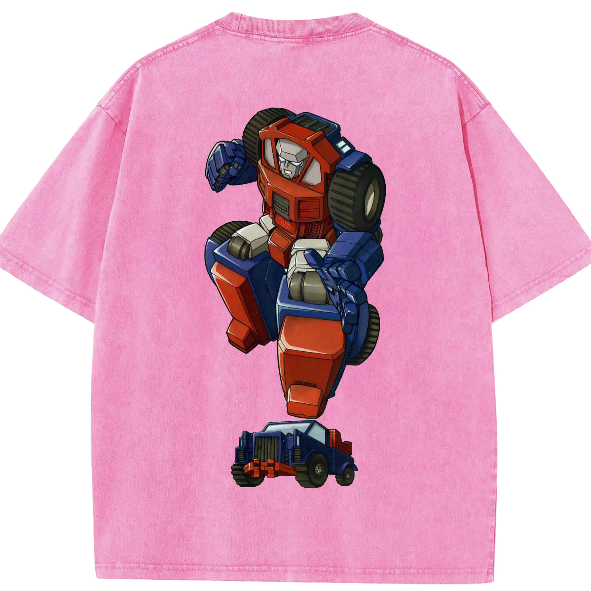 （画像用）  綿100% ヴィンテージ風 半袖Tシャツ（背面プリント）